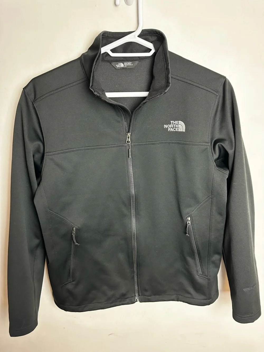 The North Face Windwall Men's Jacket Size Large Black Outdoor Zip Up Gorpcore